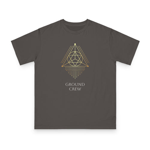 Ground Crew Starseed Organic Unisex T-Shirt, Spiritual Tee for Nature Lovers, Sustainable Fashion Gift, Mindfulness Apparel, Eco-Friendly