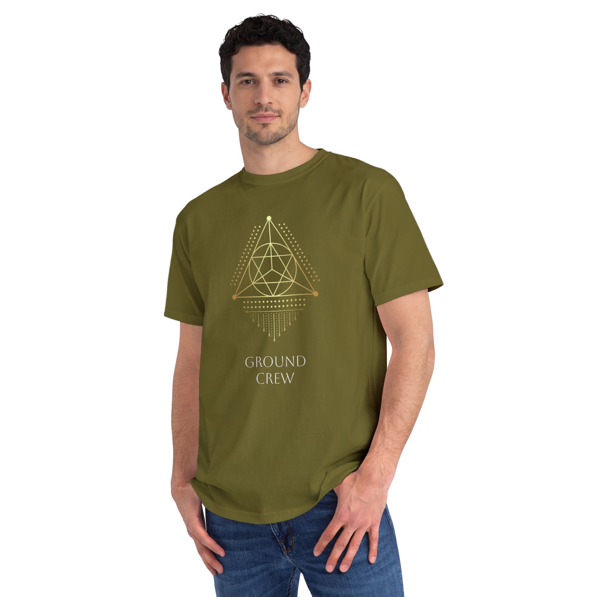 Ground Crew Starseed Organic Unisex T-Shirt, Spiritual Tee for Nature Lovers, Sustainable Fashion Gift, Mindfulness Apparel, Eco-Friendly